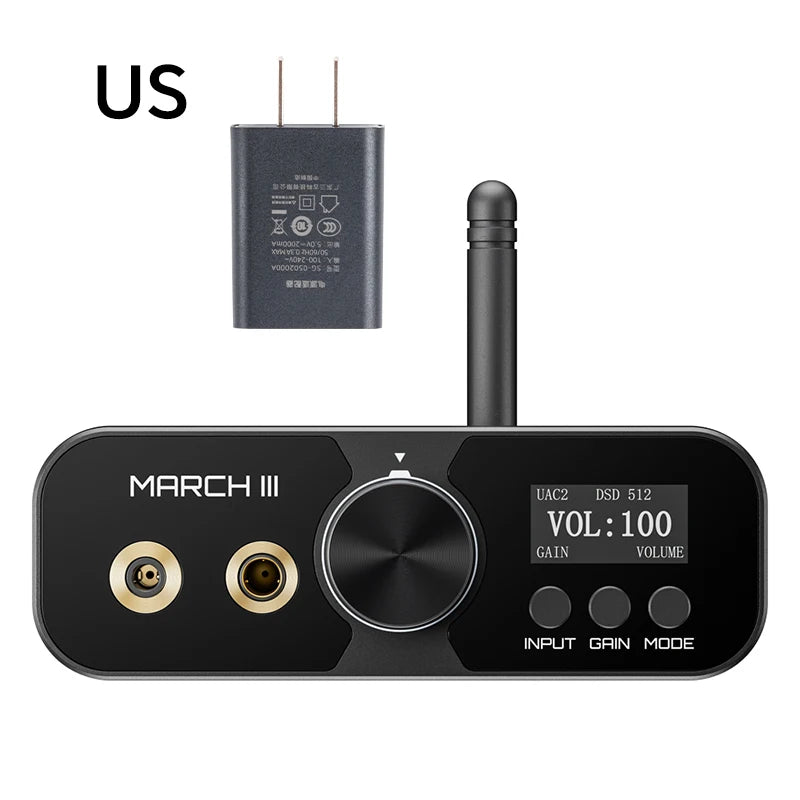 TempoTec March III-M3 2*CS43198 HIFI USB DAC,Bluetooth DAC,UAC1.0 for PlayStation PS4,PS5,UAC2.0, EQ,Filter,DSD512/LDA