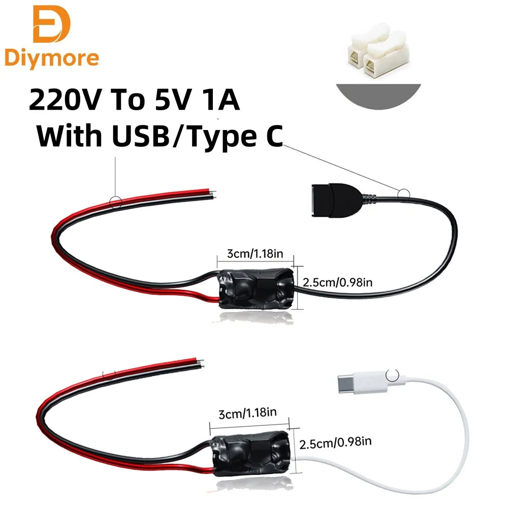 4k Module Wireless Camera Dedicated AC 220 To DC  5V1A 5W Transformer USBVoltage Regulator Power Module DC Voltage Regulator