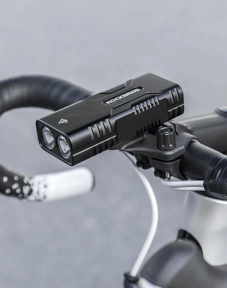 ROCKBROS Bicycle Light  2T6 LED 10W 10000 mAh Bike Front Lamp Flashlight Cycling Equipment MTB  Road Bike Flashlight