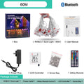 150M 90M 60M 15M Smart RGB Eave Lights IP67 Waterproof APP&Remote Control Timer Dimmable LED String Lights Home Christmas Decor
