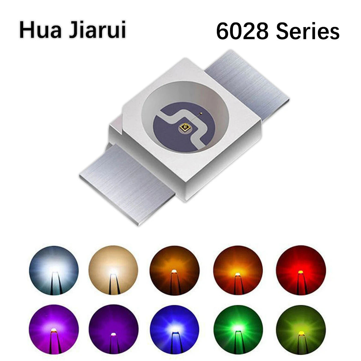 6028/3528 Multi-Color SMD LED Chips - High-Brightness Reverse-Mount Emitters for Keyboard Backlighting/Electronic Devices