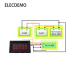 5-Digit High Precision DC Digital Voltmeter Panel Meter Head, 0-99.999V (100V), RS485 Modbus RTU Online, LED Display DIY Module