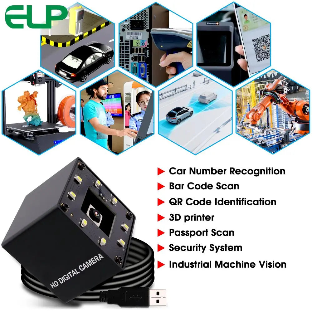 ELP Autofocus USB Camera 16MP Ultra HD Webcam IMX298 Sensor Mini Camera with 68 degree No Distortion Lens