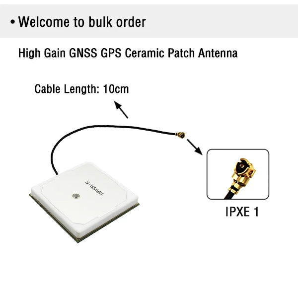 28dBi Ceramic Internal Patch Active GPS GLONASS Dual Antenna