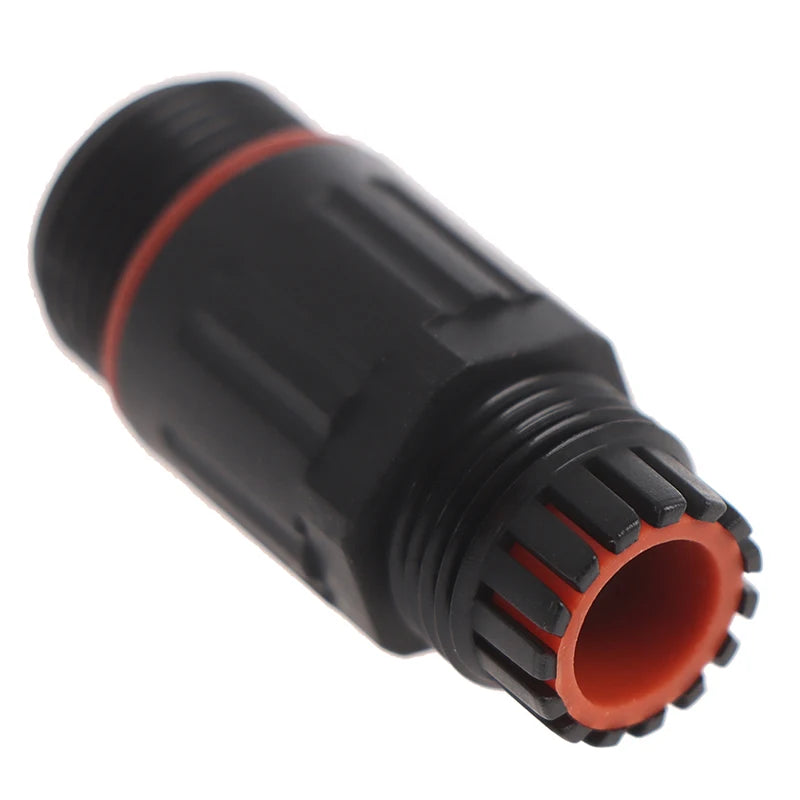 2 Pin 3 Pin Outdoor Plug Socket Straight Quick Screw Connection IP68 Industrial Electrical Waterproof Wire Cable Connector