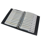 4250PCS 0805 SMD Resistor Book Kit 1% High Precision 1Ω-10MΩ 170 Values Sample Resistor Book for Electronics Repair DIY