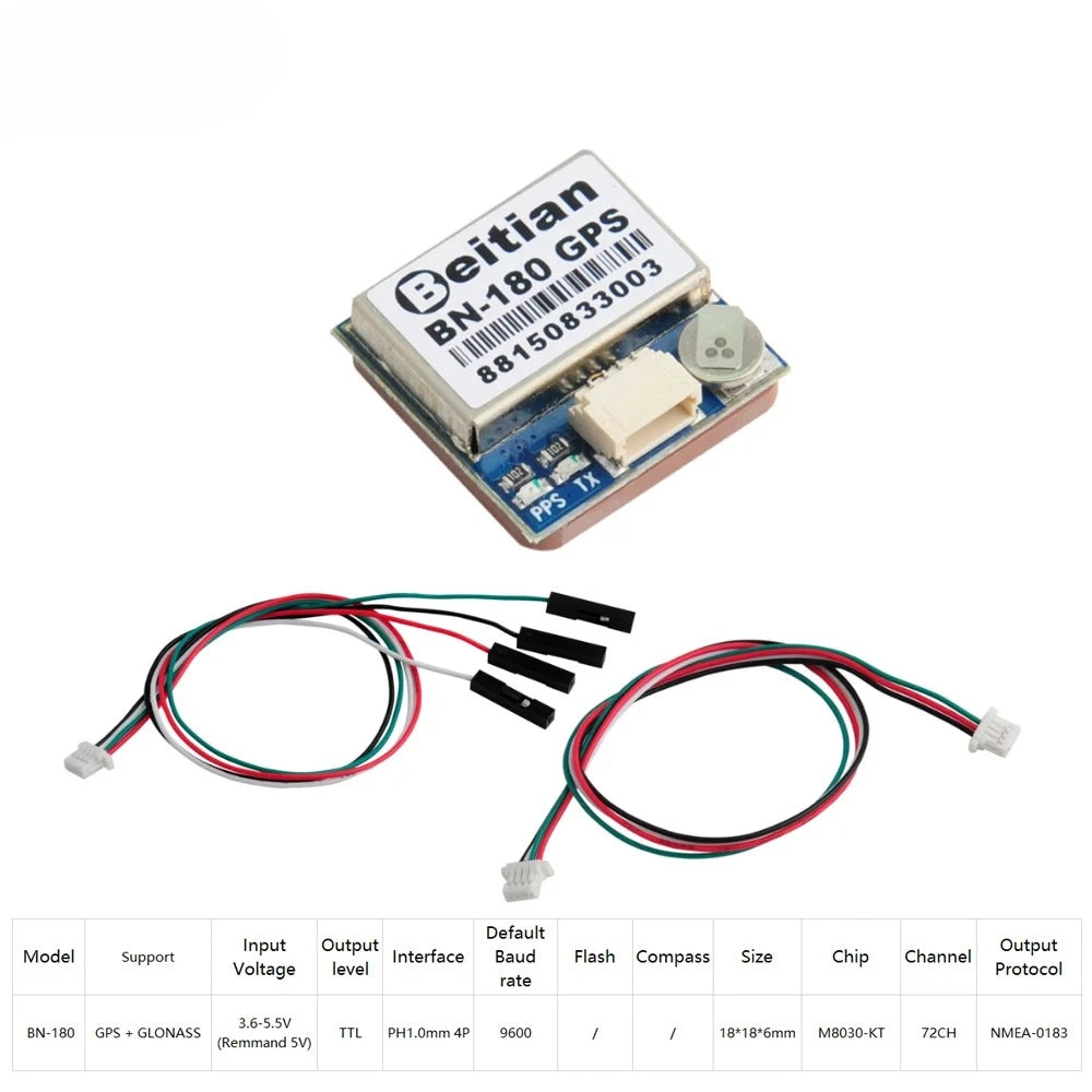 Beitian GPS Module M8 Chip BN-180 BN-220 BN-280 BN-880 BN-440 BN-282B BN-280B GLONASS with Antenna for Pixhawk Flight Controller