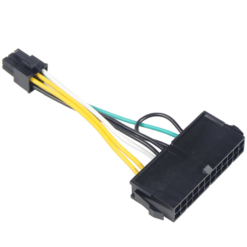 24Pin to 6Pin Power Supply Cable Cord 24p to 6p 18AWG Wire for Lenovo for DELL for Acer 3050 6 PIN Motherboard Adapter Cable