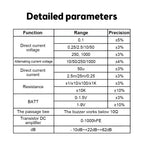 YX-360TRE-L-B Pointer Multimeters AC DC Measure ICEO HFE with Tester Pen Indicator Light Beeping Ammeter Voltmeter Resistance
