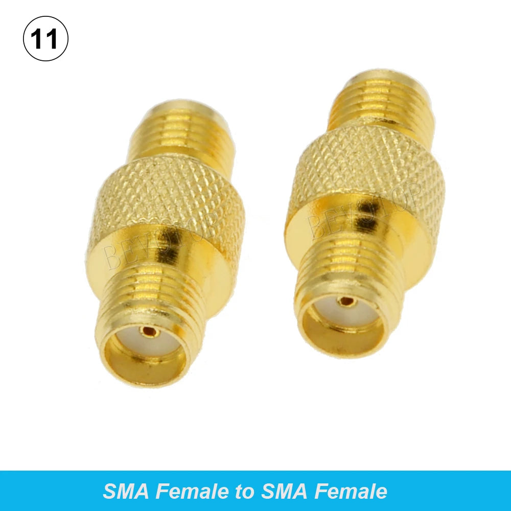 2Pcs/Lot SMA/RP SMA Male to RP SMA Female Straight Adapter RF Coaxial Connector Converter for WIFI 4G Antenna Wholesale