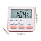 Kitchen Timer Small Digital Clocks 24 Hour Alarm Function Timer for  Adults Boys Girls Classroom Grilling Baking Meeting Cooking