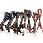 6pcs JST-XH 1S 2S 3S 4S 5S 6S 7S 8S 30cm 22AWG Lipo Balance Wire Extension Charged Cable Lead Cord for RC Lipo Battery Charger