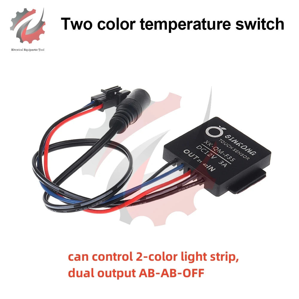 DC 5-12V Bathroom Mirror Switch Touch Switch Sensor Stepless LED Inductive Dimming Touch Dimmer Switch for Led Light Mirror