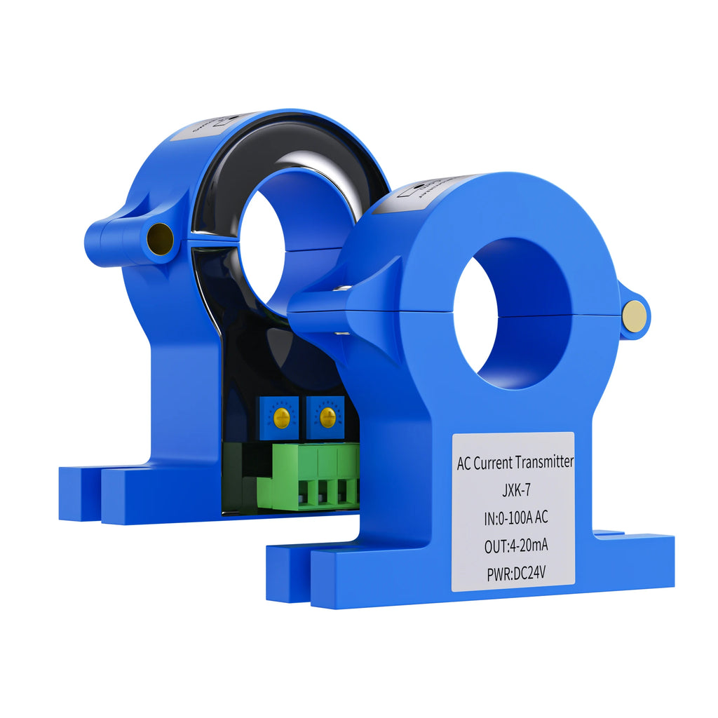 AC DC Current Transducer 0-100A 0-200A 0-300A Hall Current Transmitter Sensor 20mm 4-20mA 0-10V 0-5V RS485 AC DC Current Sensor