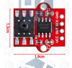 DC 3.3V/5V 0-40KPa Pressure Sensor Module with 2.5mm Soft Tube - Digital Liquid Water Level Controller Board for Arduino