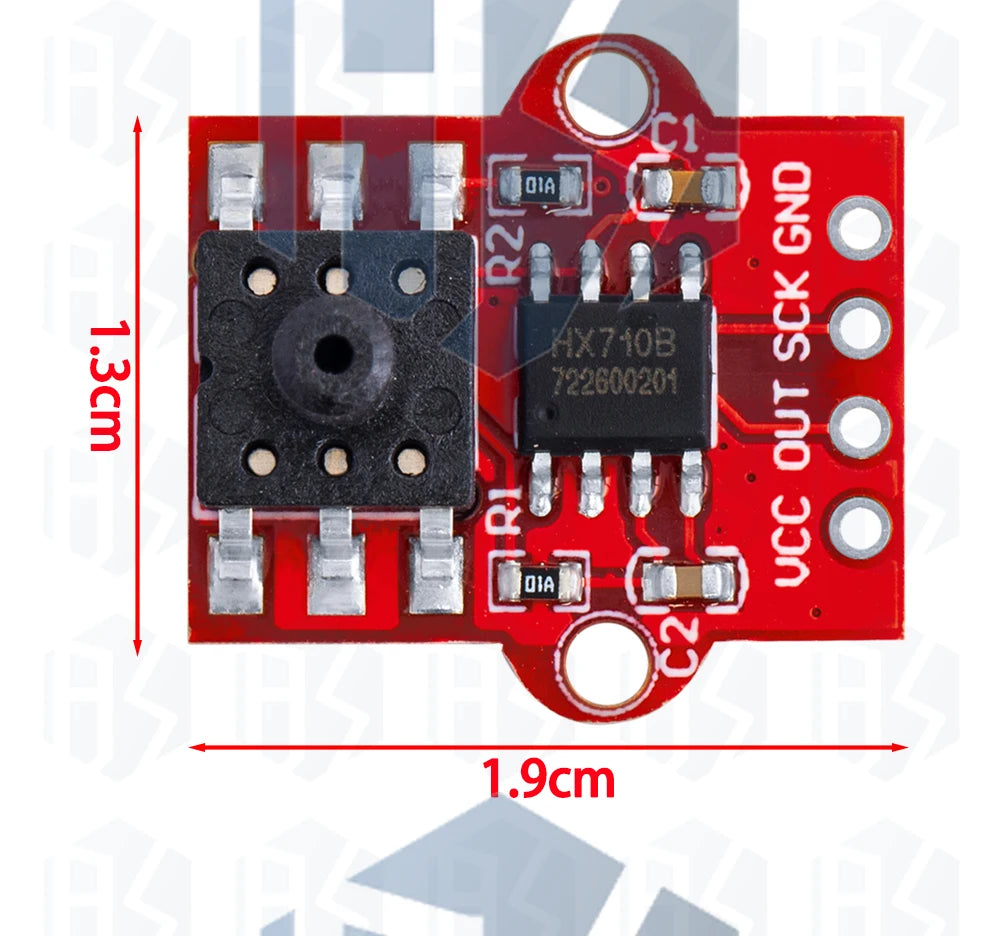 DC 3.3V/5V 0-40KPa Pressure Sensor Module with 2.5mm Soft Tube - Digital Liquid Water Level Controller Board for Arduino