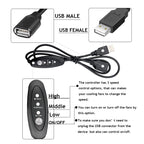 YOUNUON 5V USB Router Fan 80mm/92mm/120mm/140mm/240mm  DIY /TV Box /Desktop Fan  W/Protectiong Net