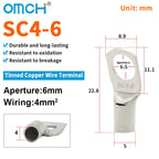 OMCH 5/10/20PCS SC Type Terminals Wire Welding Cable Connector Suit 1.5-50mm2 Cable Crimp Wire Connectors