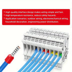 100PCS Electrical Tube Terminals Suit VE Tubular Block Cord End Connectors Cable Wire Connector