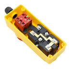 Waterproof COP-21H Lifting Button Control Box with Safety Emergency Stop Push Button Switch for 2.2KW 250V Electric Hoist Crane
