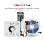 20M 15M 5M 10M Running Water Flowing LED Strip Light DC24 WS2811 SMD2835 Horse Race Pixel Addressable Flexible Linear Lamp Set