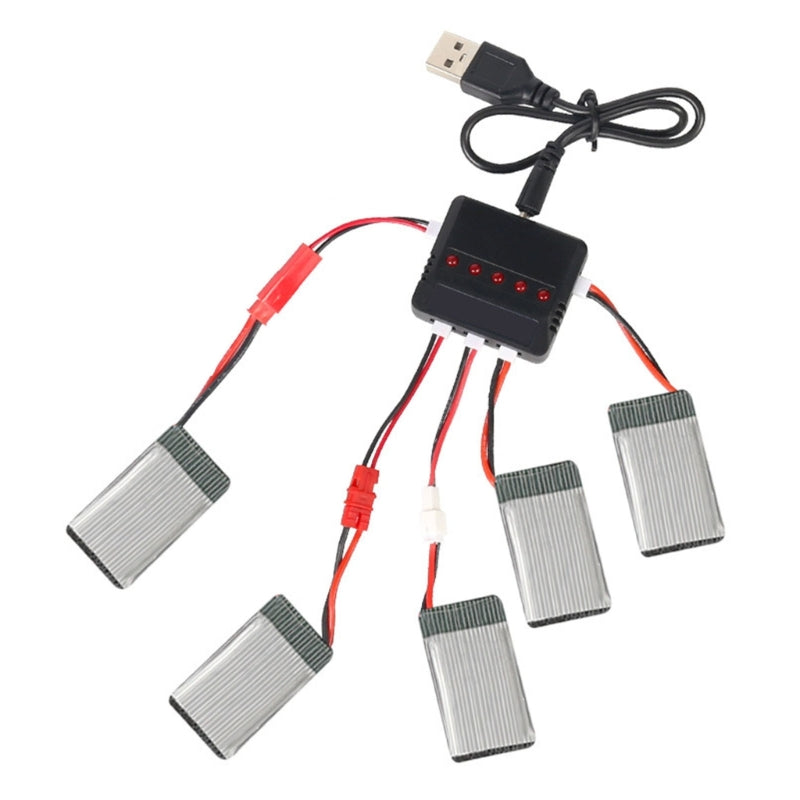 3.7V Lipo  4 in 1 / 5 in 1USB Charger for E010 H31  X4 Syma X5SW X5C X5HW