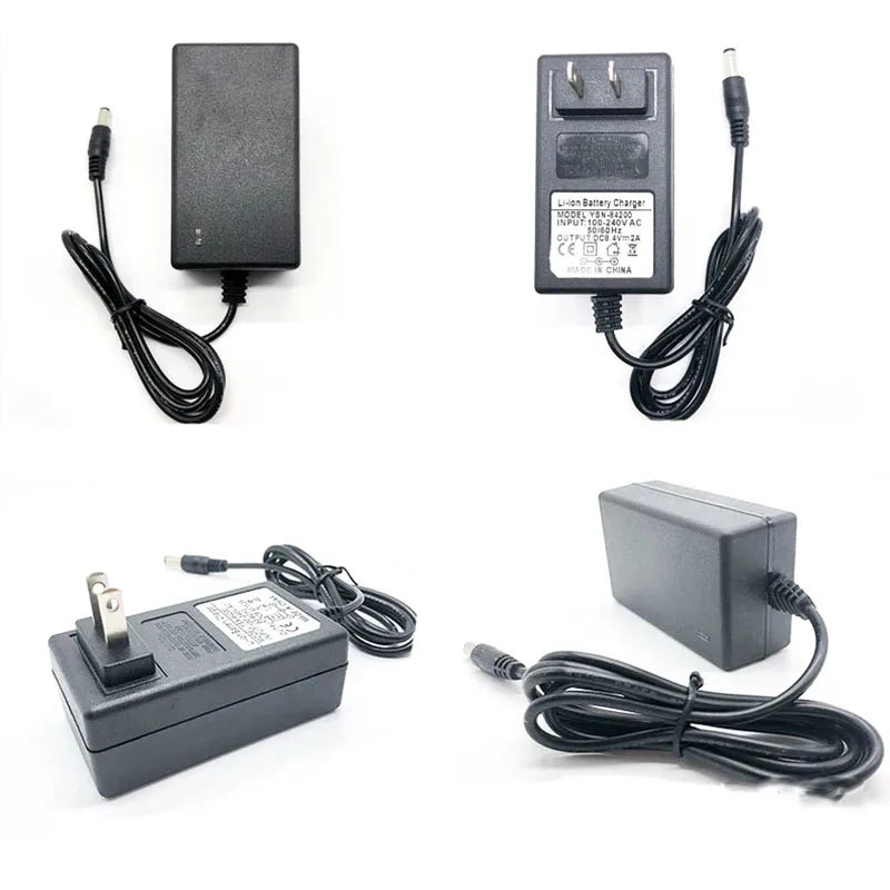12.6V 2A 21V 1A 18650 Lithium Battery Charger For 12V 18V Screwdriver Wrench Li-ion Battery Pack DC 5.5mm * 2.1mm 2.5mm Input