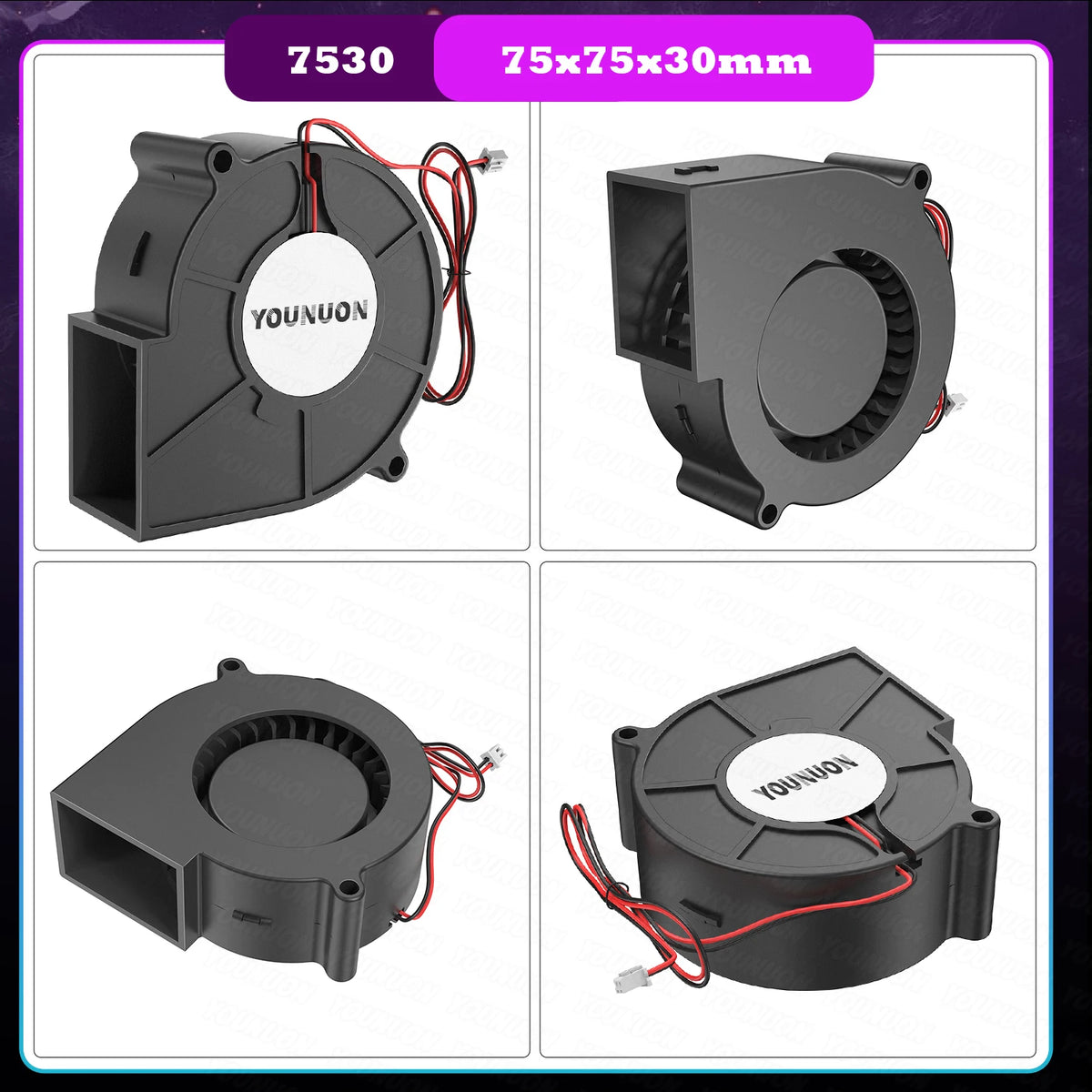 2PCS 5V USB Brushless Blower Cooling Fan USB Ventiliator Computer Case Cooler  PBT CPU Radiator USB Fan PC USB Gadgets