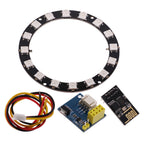 ESP8266 ESP-01 ESP-01S RGB LED Controller Module for Arduino IDE WS2812 WS2812B 16 Bits Light Ring Smart Electronic DIY