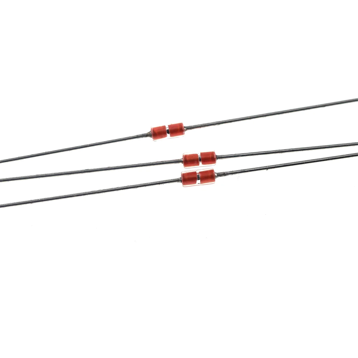 20pcs NTC Thermistor MF58 Glass Sealed Diode Resistance 5K 10K 20K 50K 100K B Value 3950Precision5%Electric Heating Furnace With