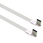 20CM 30CM 10CM 5CM USB 2.0 Type-C Flat Cable Extension FPC Cable USB 2.0 USB-C 90° Up/Down Angled Plug 5CM-1M