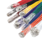 100PCS CH3.96 Pitch Electronic Terminal Wire Single/Double Head 5.08 Universal 20AWG Color Connection Harness 10/20/30/40CM