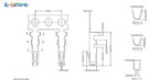 10PCS PHB2.0 Terminal Wire Electronic Single/ Double-headed  Crimping Wiring Reed 2.0mm Connecting