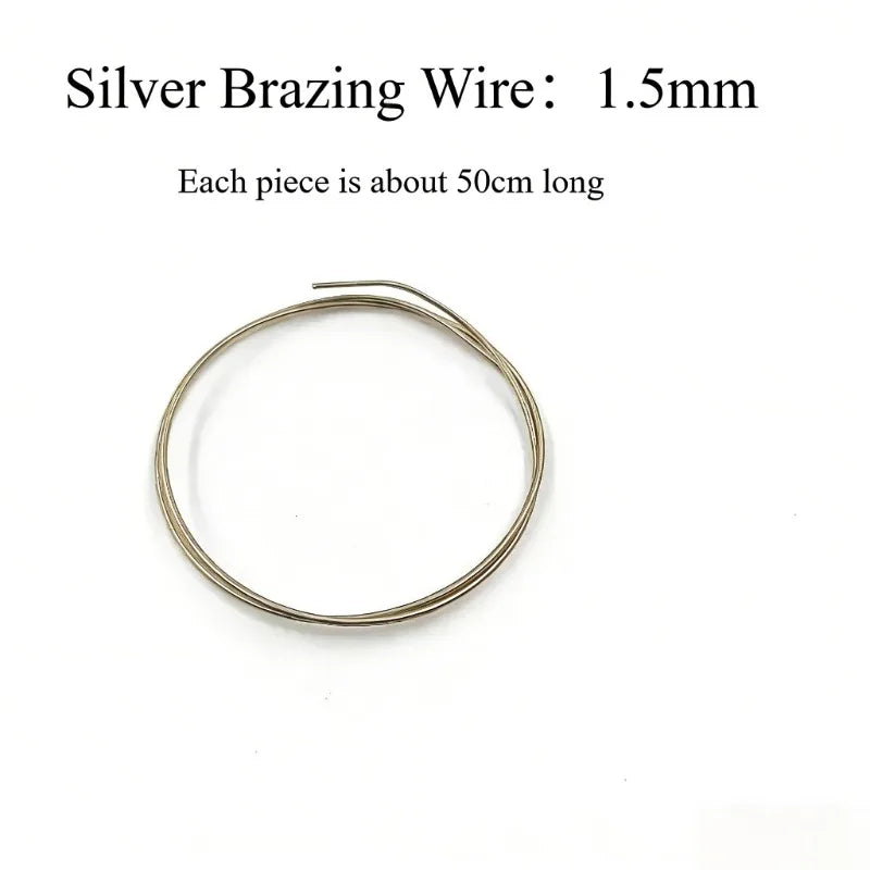Silver Solder Wire & Sheet Kit High Medium Low Temp for Jewelry Making Repair DIY Craft Ring Bracelet Welding Supplies Gift