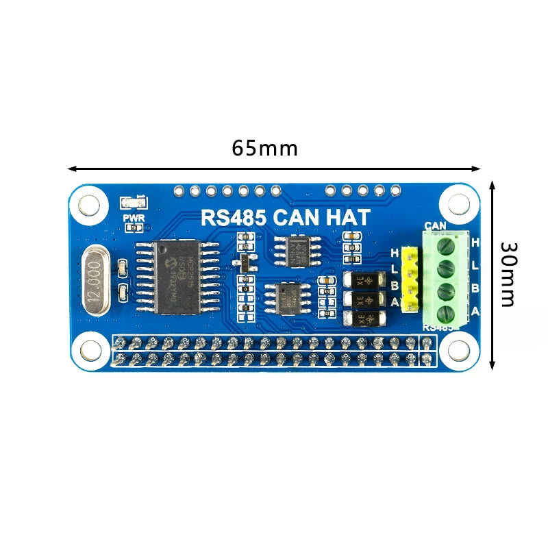 2-CH RS485 HAT 2 Channel Isolated Expansion Board Module SC16IS752 SP3485 Multi Onboard Protection Circuits for Raspberry Pi 4