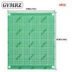 Single Sided Green PCB Prototype Board Universal Through Hole Perfboard for DIY Electronic Projects