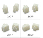 50Pcs Micro Mini PHB 2.0mm Double Row Buckle Plastic Shell 2x2P 2x3P 2x4P 2x5P 2x6P 2x7P 2x8P 2x10P Female Housing Connector