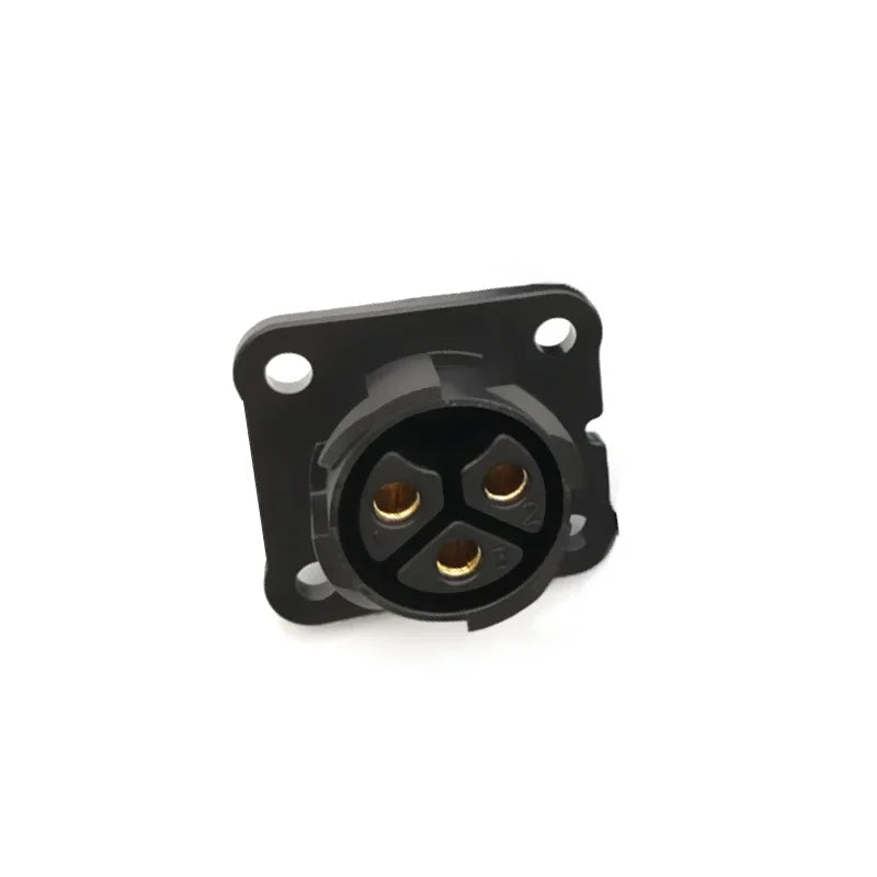 50A M25 Self-locking Waterproof Plug Cable IP67 2 3 Pin Power Charging Connector Large Current Male Female Aviation Plug Socket