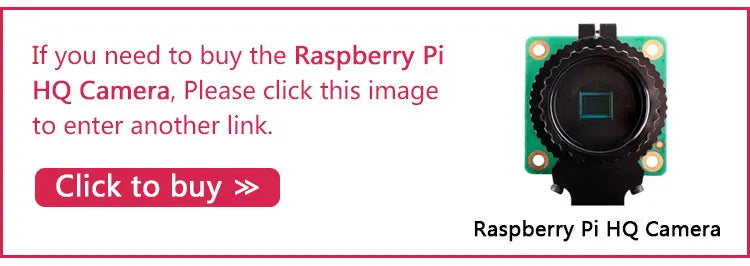 New Original Raspberry Pi High Quality HQ M12 Camera Module 12.3MP IMX477 Sensor, Support for M12-Mount Lens