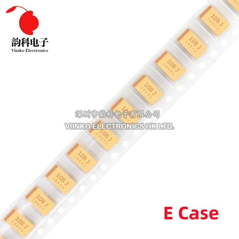 10pcs A B C D Case Tantalum Capacitor 6V 10V 16V 25V 35V 50V 0.1UF 1UF 2.2UF 4.7UF 10UF 22UF 33UF 47UF 100UF 220UF 330UF 470UF