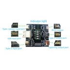 3PCS UD11A03 USB Cable Tester DC5V Type C Input Compatible DT3 Test 4 Kinds Data Line USB A Lightning Type C