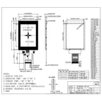 3.5 Inch TFT Display Module 320*480 5-Dot Capacitive Touch HD IPS Full View 40PIN SPI MCU Interface