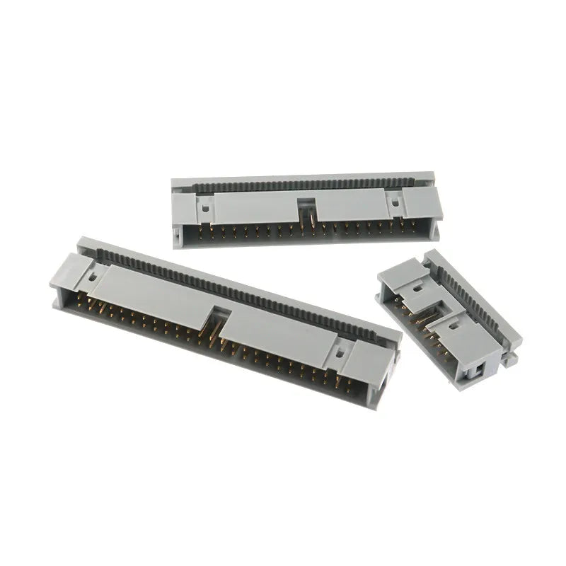 5pcs 2.54MM IDC Type Box Header Male Headers 10/14/16/18/20/30/34/40/50 PIN Connector for 1.27mm Pitch Flat Cable