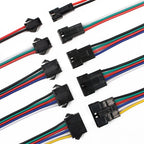 10pcs 20cm JST1.25 PH2.0 XH SM2.54 2P3P 4P 5P 6P Male Female Plug Butt-joint Aerial Docking Crimp Terminal Wire Cable Connector