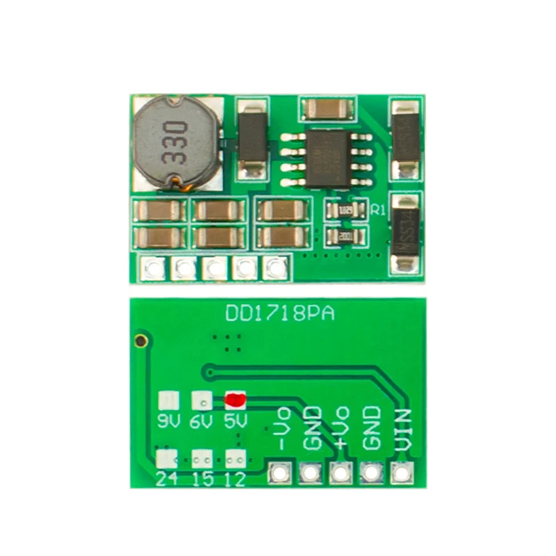 DD1718PA ± 5V 6V 9V 12V 15V 24V Positive & Negative Dual Output Power Supply DC Step-up Boost Converter Module