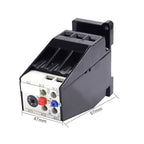 JRS2-63 Thermal Overload Relay 3UA59 Electrical Protection Relay for Motor 25A-40A 50A-63A 3P Current Adjustable Relay 50/60Hz