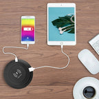 QI 3 in 1 Wireless Charger Built in Type-C USB Ports Desktop Embedded Charging Station for iPhone 13 Xiaomi Airpods Mobile Phone