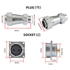 ZHQCN WY/HY28 TE+Z M28 Male And Female Docking Aviator Aviation Plug Socket Connectors 2 Pin For Machines And Equipment