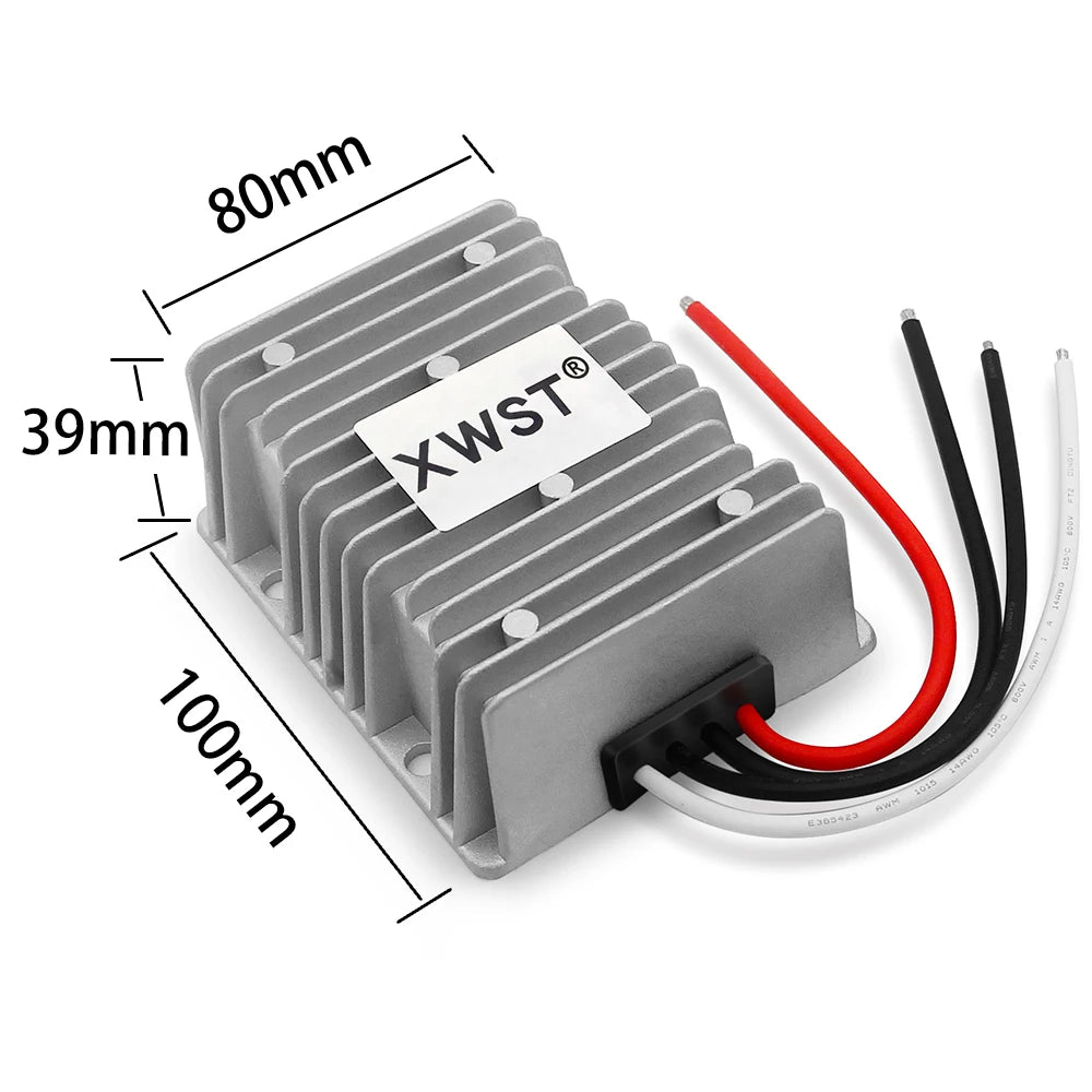 9-36V to 12V DC Voltage Converter Boost Buck Regulator 1-30A Power Inverter Adapter CE Certified for LED Lights