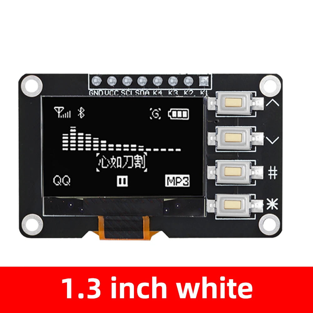 1.3 inch oled IIC Serial White OLED Display Module 128X64 I2C SSD1306 12864 LCD Screen Board VDD GND SCK SDA for Arduino
